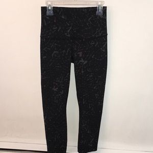 Lululemon wunder under high rise crop